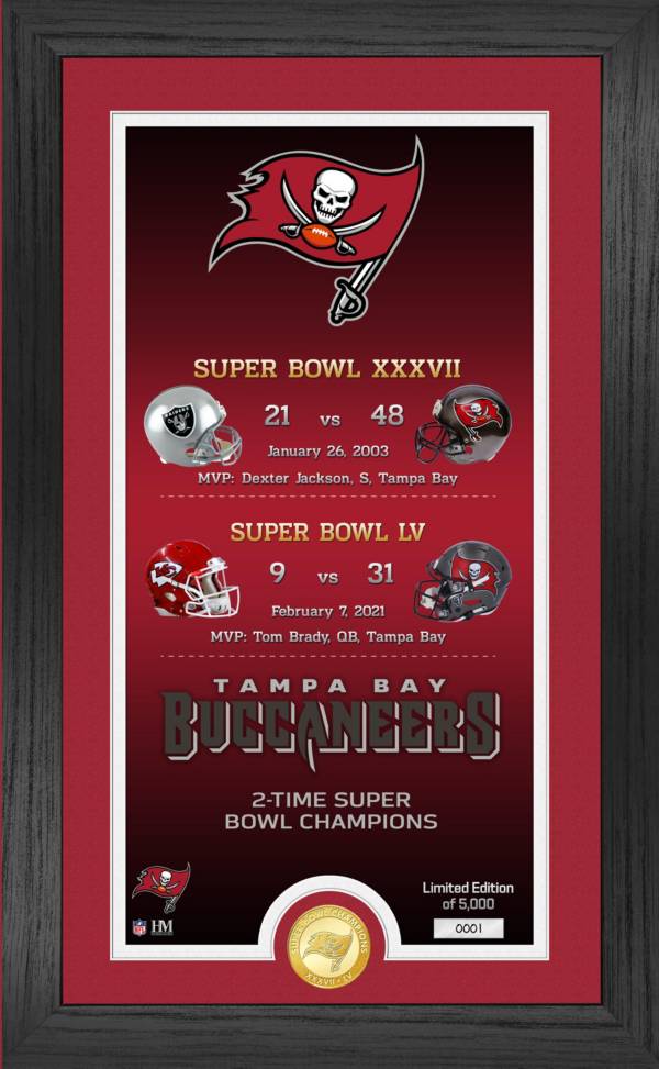 Highland Mint Super Bowl LV Champions Tampa Bay Buccaneers Legacy Bronze Coin Photo Mint