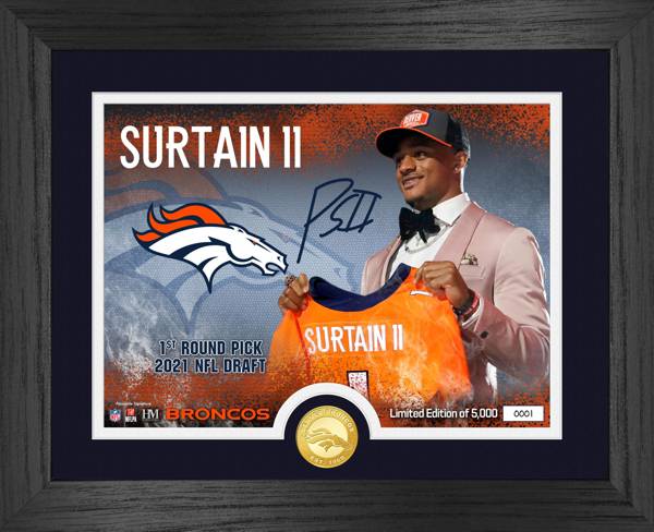 Highland Mint Denver Broncos Patrick Surtain II Bronze Coin Photo