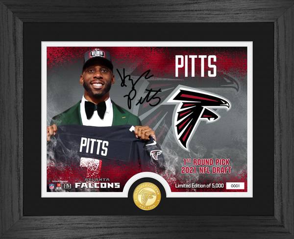 Highland Mint Atlanta Falcons Kyle Pitts Bronze Coin Photo
