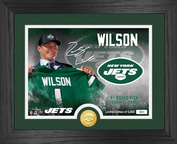 Highland Mint New York Jets Zach Wilson Bronze Coin Photo