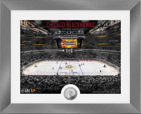 Highland Mint Chicago Blackhawks Art Deco Silver Coin Photo Mint