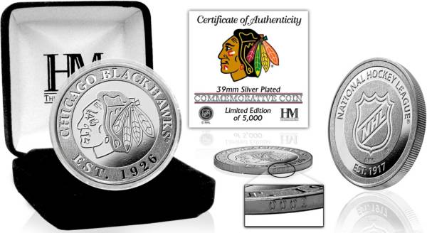 Highland Mint Chicago Blackhawks Silver Team Coin
