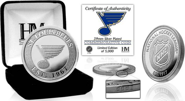 Highland Mint St. Louis Blues Silver Team Coin