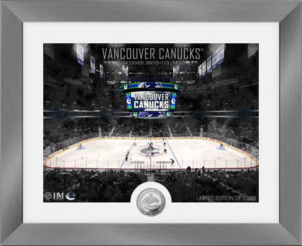 Highland Mint Vancouver Canucks Art Deco Silver Coin Photo Mint