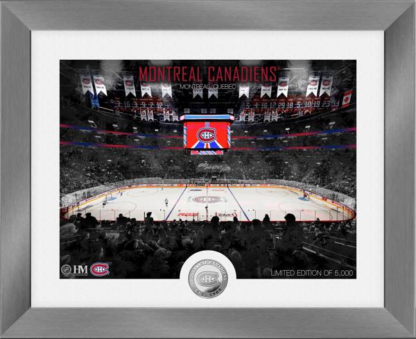 Highland Mint Montreal Canadiens Art Deco Silver Coin Photo Mint