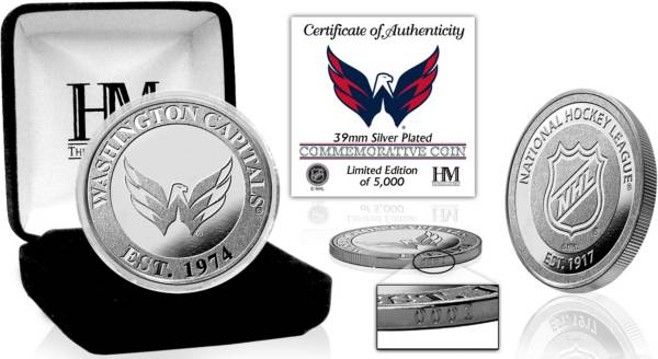 Highland Mint Washington Capitals Silver Team Coin