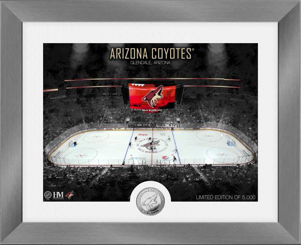 Highland Mint Arizona Coyotes Art Deco Silver Coin Photo Mint