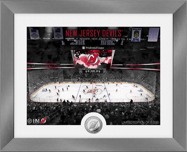 Highland Mint New Jersey Devils Art Deco Silver Coin Photo Mint