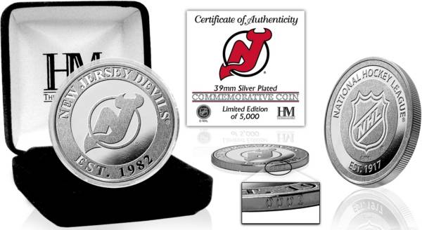 Highland Mint New Jersey Devils Silver Team Coin