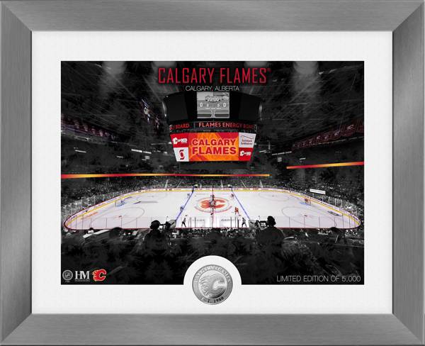 Highland Mint Calgary Flames Art Deco Silver Coin Photo Mint product image