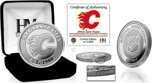 Highland Mint Calgary Flames Silver Team Coin product image