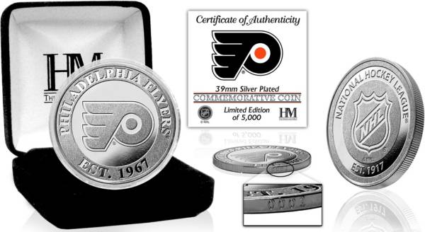 Highland Mint Philadelphia Flyers Silver Team Coin