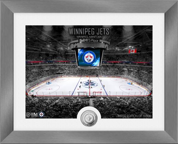 Highland Mint Winnipeg Jets Art Deco Silver Coin Photo Mint