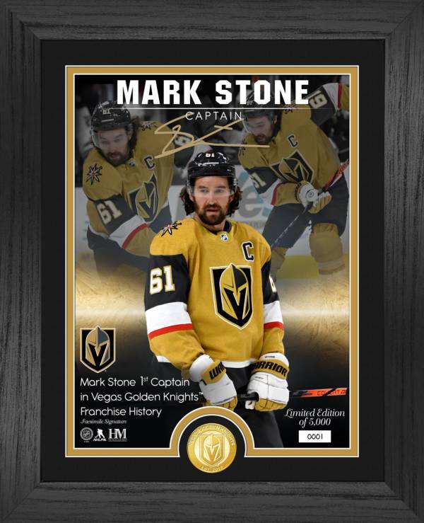 Highland Mint Vegas Golden Knights Mark Stone Signature Series Bronze Coin Photo Mint