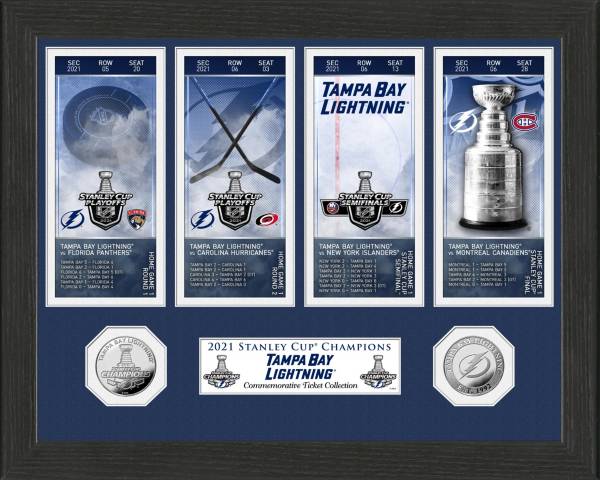 Highland Mint 2021 Stanley Cup Champions Tampa Bay Lightning Ticket and Coin Collection