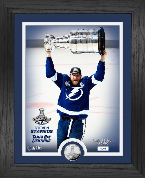 Highland Mint 2021 Stanley Cup Champions Tampa Bay Lightning Steven Stamkos Stanley Cup Tophy Select Series Coin Photo Mint