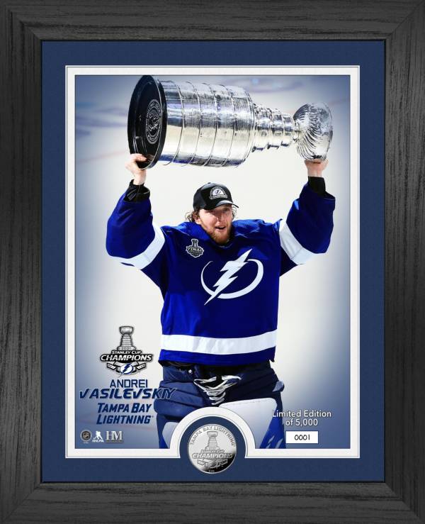 Highland Mint 2021 Stanley Cup Champions Tampa Bay Lightning Andrei Vasilevskiy Stanley Cup Tophy Select Series Coin Photo Mint