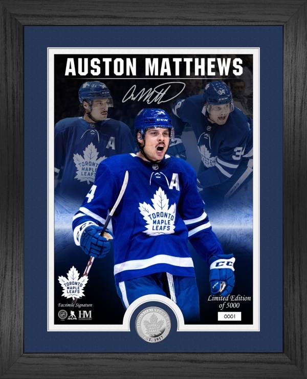 Highland Mint Toronto Maple Leafs Auston Matthews Signature Series Silver Coin Photo Mint