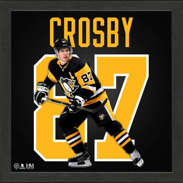 Highland Mint Pittsburgh Penguins Sidney Crosby Impact Jersey Framed Photo product image