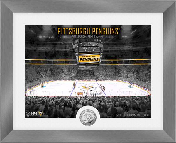 Highland Mint Pittsburgh Penguins Art Deco Silver Coin Photo Mint