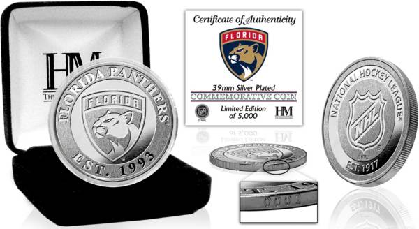 Highland Mint Florida Panthers Silver Team Coin