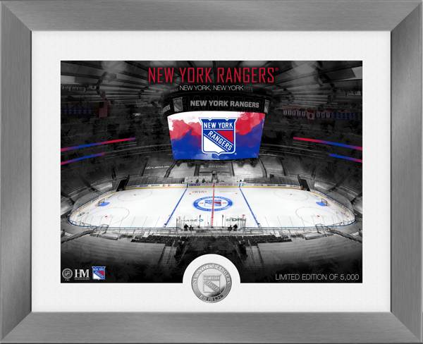 Highland Mint New York Rangers Art Deco Silver Coin Photo Mint