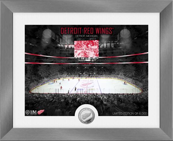Highland Mint Detroit Red Wings Art Deco Silver Coin Photo Mint product image