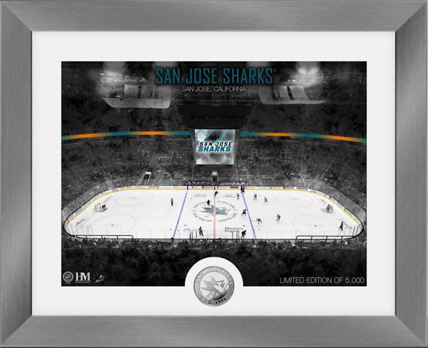 Highland Mint San Jose Sharks Art Deco Silver Coin Photo Mint