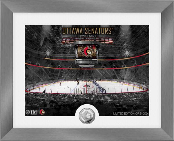 Highland Mint Ottawa Senators Art Deco Silver Coin Photo Mint