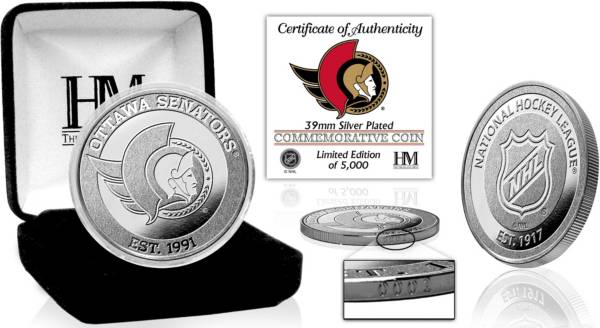 Highland Mint Ottawa Senators Silver Team Coin