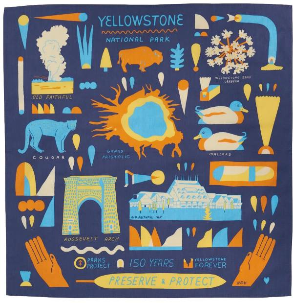 Parks Project Yellowstone National Park 150th Anniversary Bandana product image