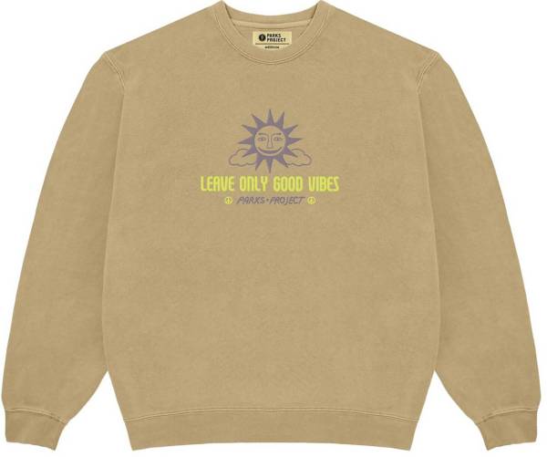 Parks Project Adult Leave Only Good Vibes Crewneck Sweatshirt product image