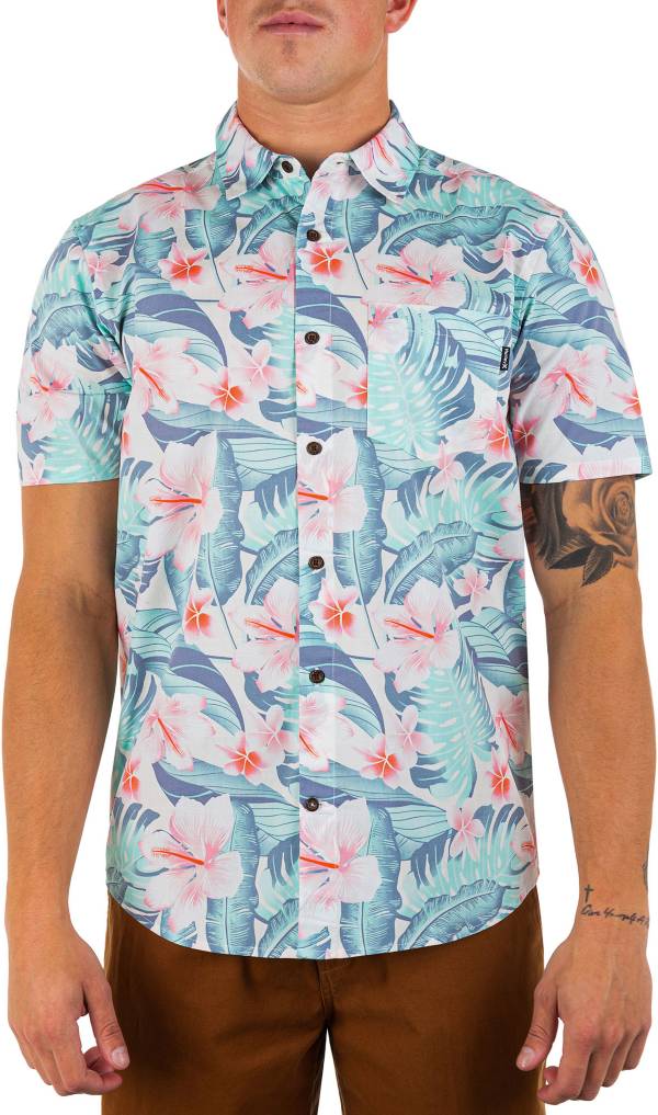 Hurley Men's Cabana Short Sleeve Shirt