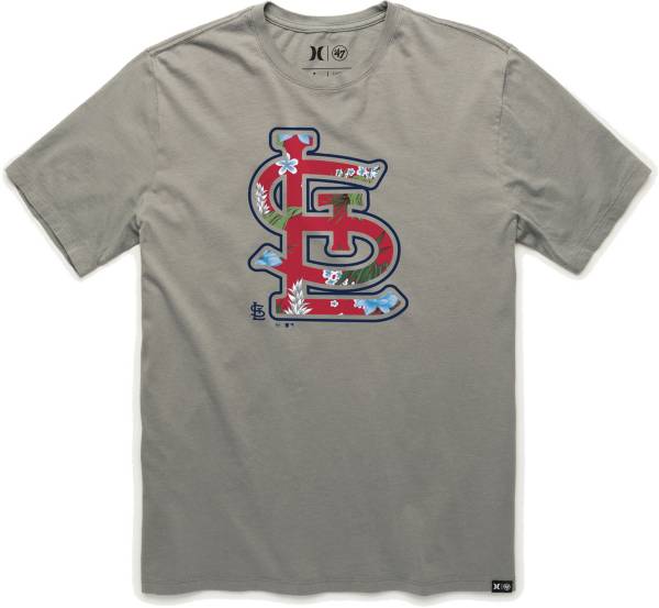 Hurley x '47 Men's St. Louis Cardinals Gray T-Shirt product image