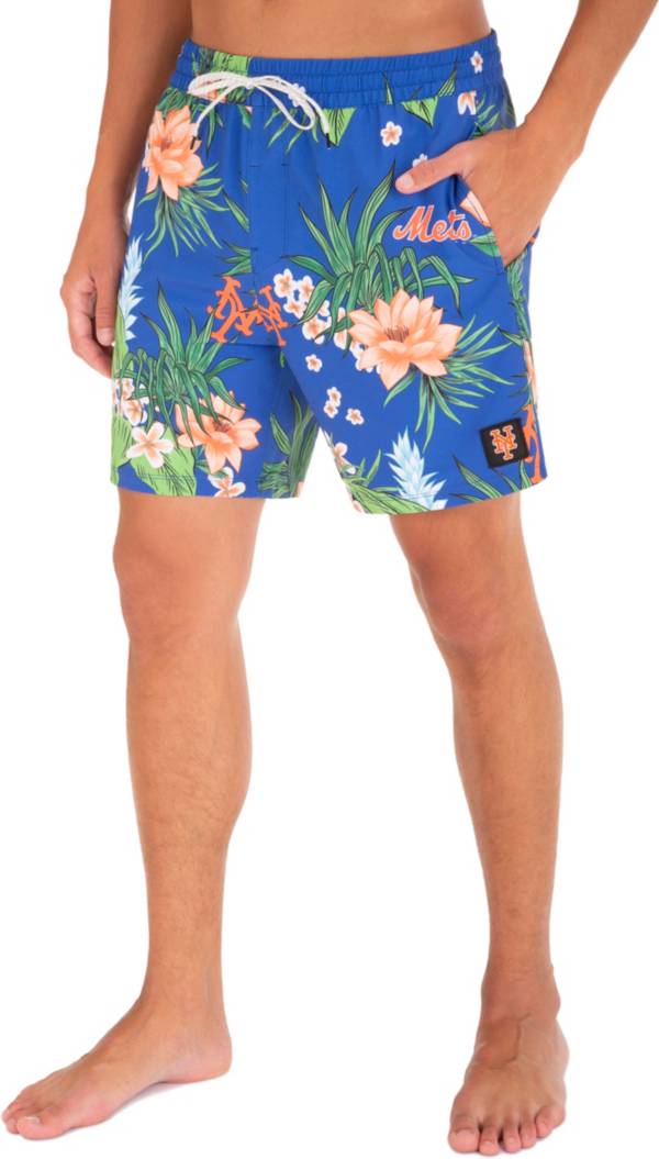 Hurley Men's New York Mets Blue 17" Cannonball Board Shorts