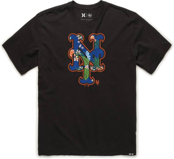 Hurley x '47 Men's New York Mets Black T-Shirt