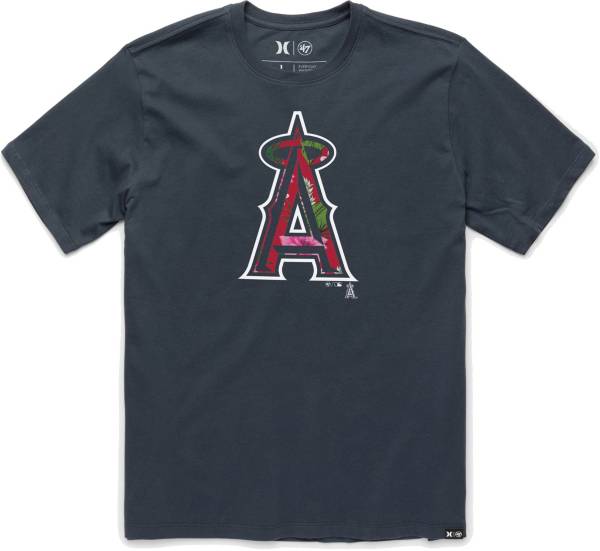 Hurley x '47 Men's Los Angeles Angels Navy T-Shirt product image
