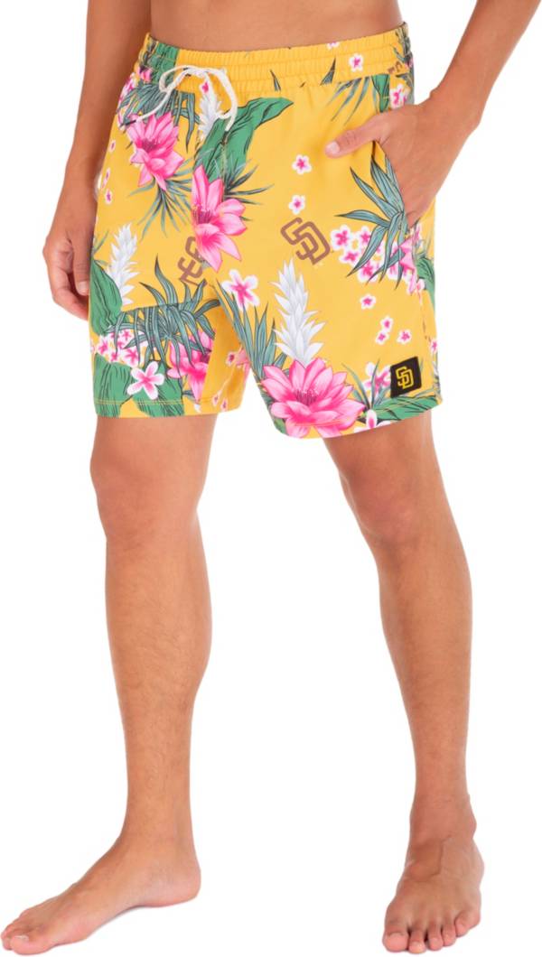 Hurley Men's San Diego Padres Yellow 17" Cannonball Board Shorts product image