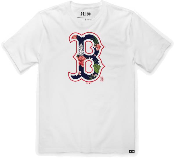 Hurley Men's Boston Red Sox White Graphic T-Shirt product image