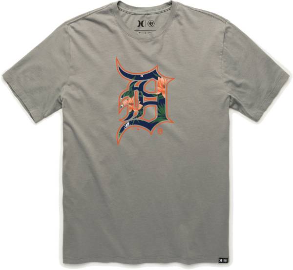 Hurley x '47 Men's Detroit Tigers Gray T-Shirt product image