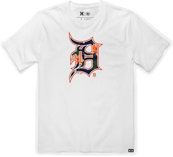 Hurley x '47 Men's Detroit Tigers White T-Shirt