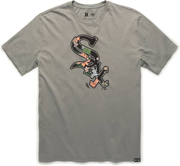 Hurley Men's Chicago White Sox Gray Graphic T-Shirt