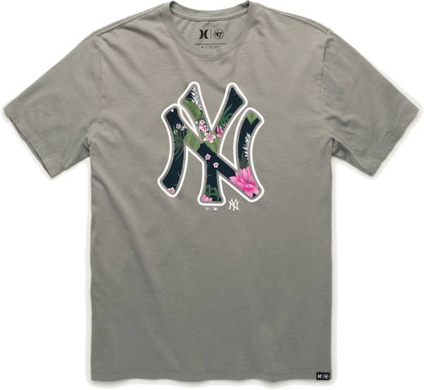 Hurley x '47 Men's New York Yankees Gray T-Shirt product image