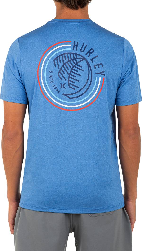 Hurley Men's Palmed Out Hybrid Short Sleeve Graphic T-Shirt