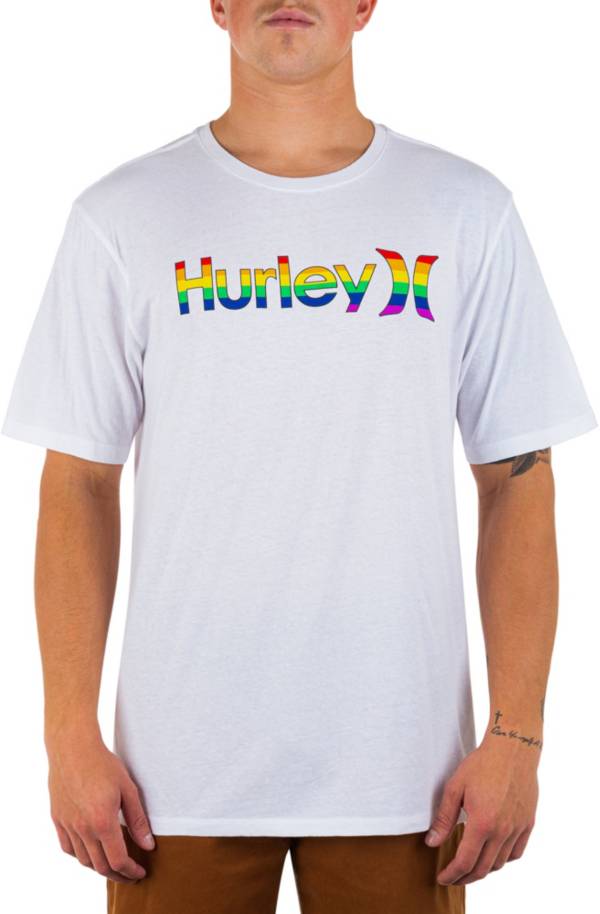 Hurley Men's OAO Pride Staple Graphic T-Shirt