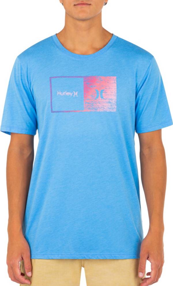 Hurley Men's Everyday Washed Halfer Gredient Short Sleeve Graphic T-Shirt