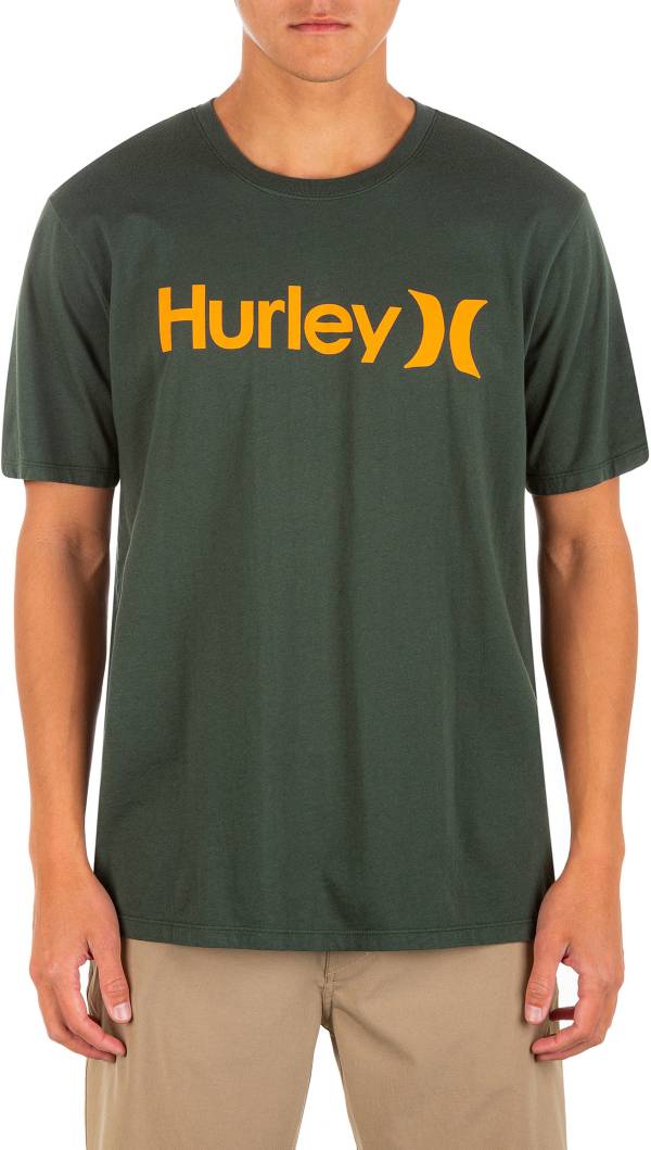 Hurley Men's Everyday Washed OAO Solid Graphic T-Shirt