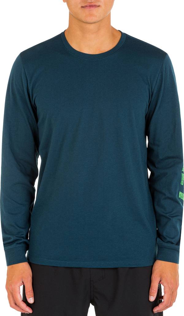 Hurley Men's Everyday Explore Fastlane Palm Trip Long Sleeve T-Shirt