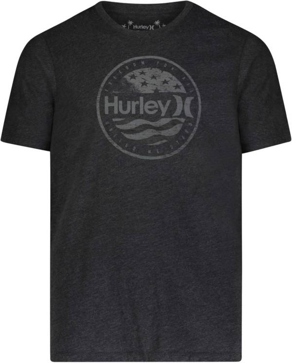 Hurley Men's Everyday Washed OAO America Push Through Graphic T-Shirt