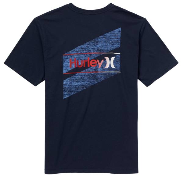 Hurley Men's Everyday Washed One and Only Slashed Short Sleeve Graphic T-Shirt